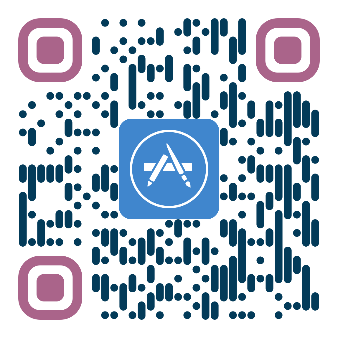 QR-Code mit Link zum App-Store.